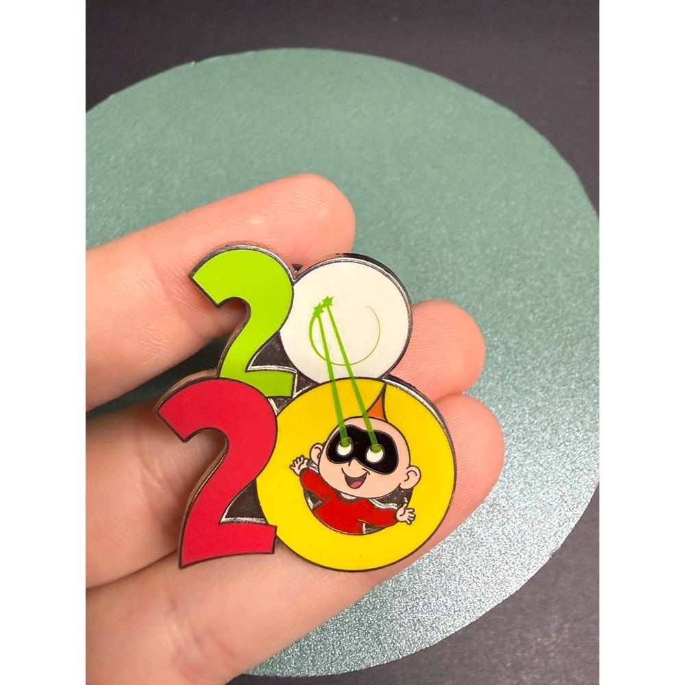 Disney Parks 2020 Jack-Jack The Incredibles Laser Eyes Enamel Trading Pin Pixar